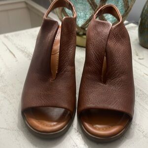 Lucky brand rhazy slingback heel leather